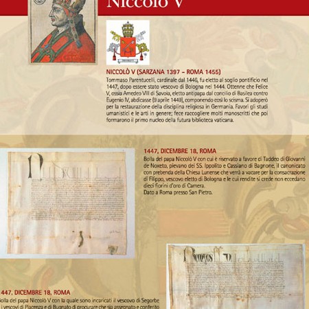 Pannello 05 I rapporti con il papato: Niccolò V