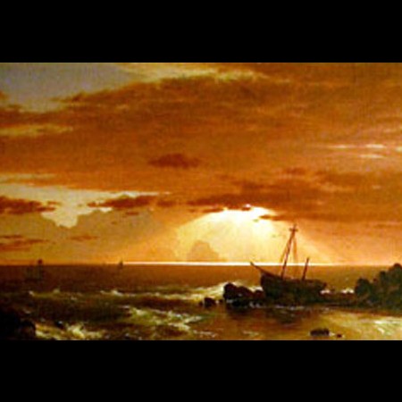 Frederic Edwin Church, Il naufragio, 1852
