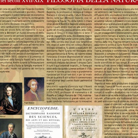 Pannello 11 La famiglia Noceti nei secc. XVII-XIX: Carlo Noceti e la filosofia della natura