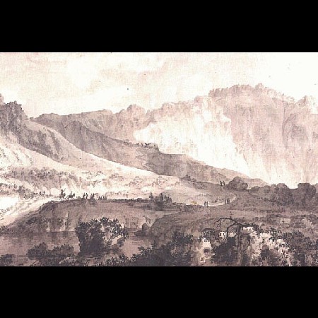 F. Brambilla, Il passo di Mendoza sulla cordigliera delle Ande